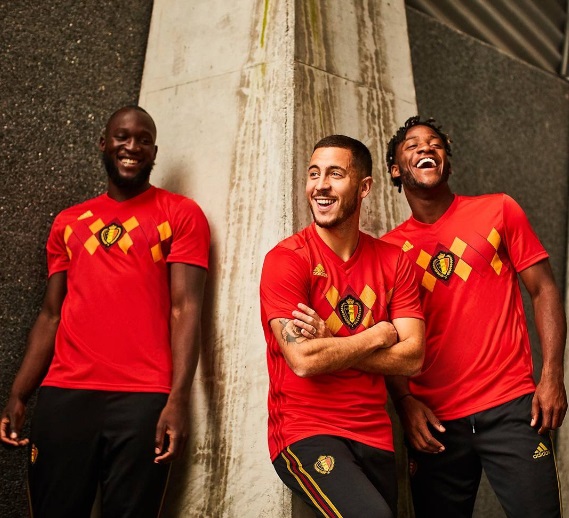 Camisola principal belga para o Mundial 2018