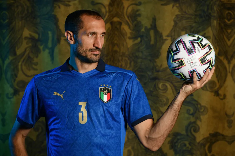 Camisola do equipamento principal italiano