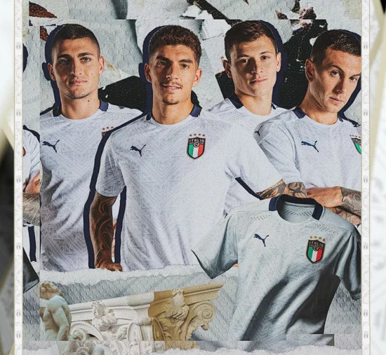 Camisola do equipamento alternativo italiano